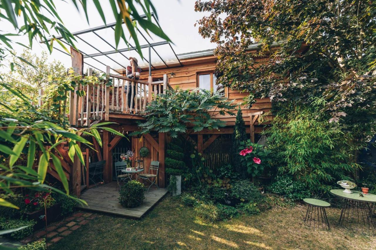 La Cabane Du Bon Chemin ,Spa Laval  Exterior photo